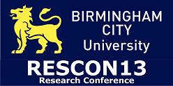 Birmingham City University RESCON 2013
