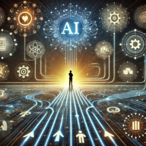 Student making a decision about AI